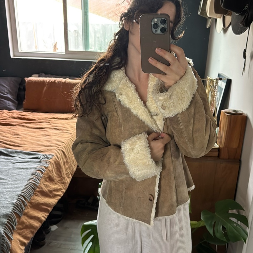 Penny Lane style Suede Jacket